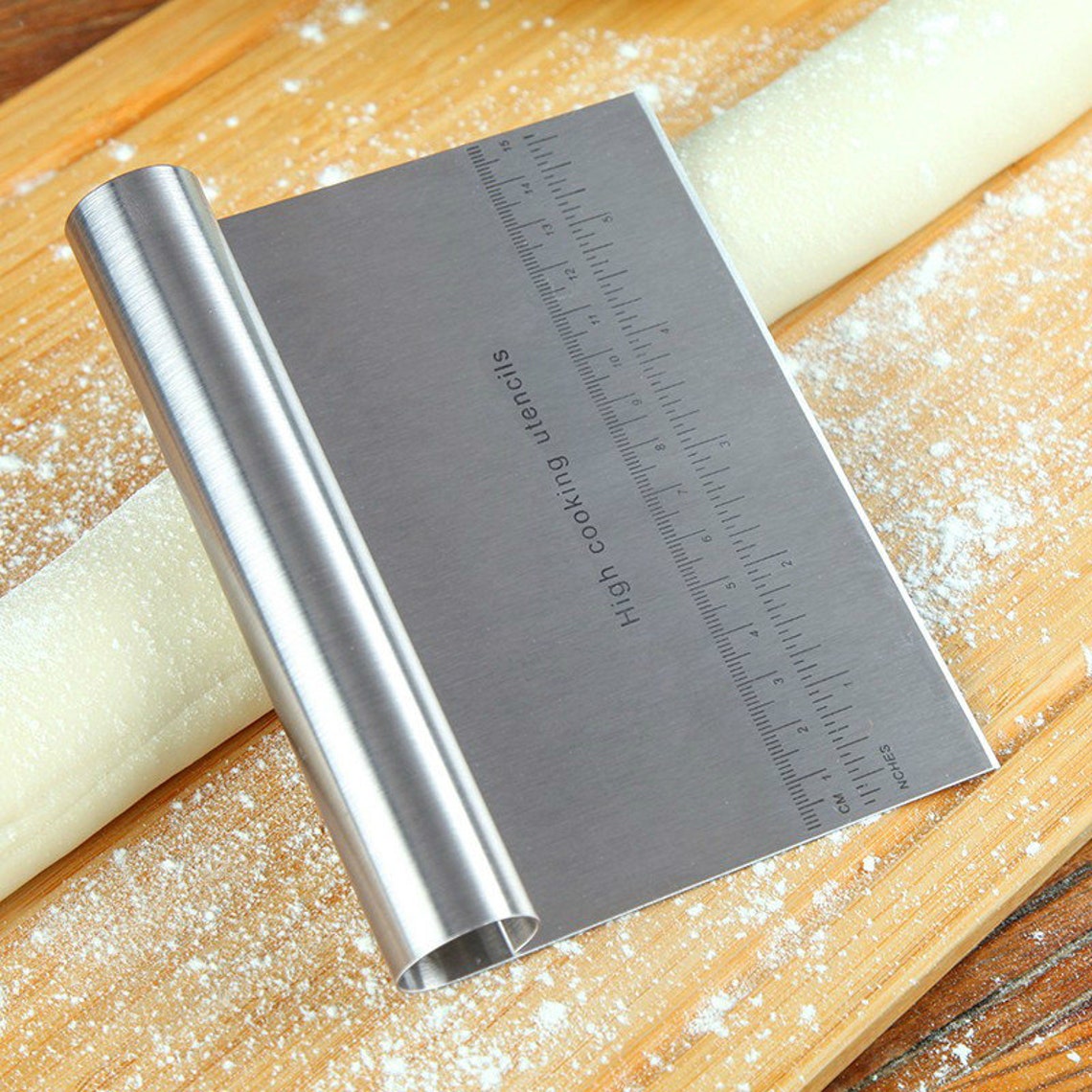 Stainless Steel Cake Scraper Pastry Cutters Baking Cake | Etsy