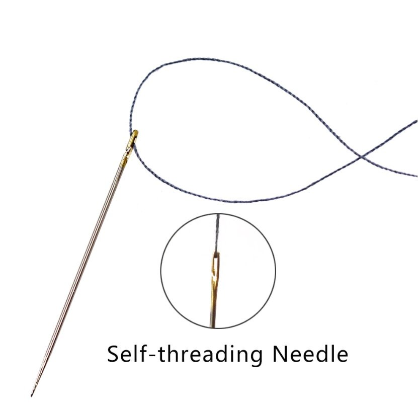 24pcs Big Eye Self Threading Needles Household Hand Sewing Etsy