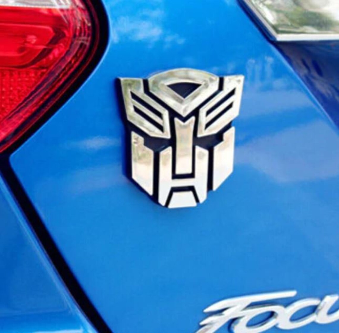 3D Car Stickers Transformers Decepticon emblem Tail Badge Etsy