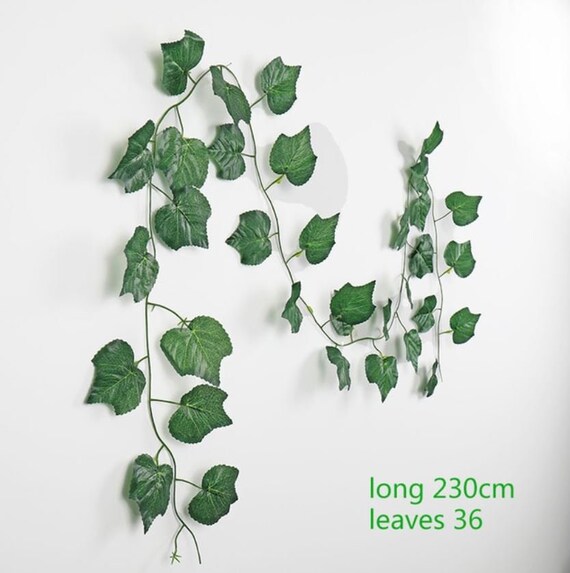 230cm green silk artificial Hanging ivy leaf garland plants vine leaves 1Pcs diy 230cm green silk artificial Hanging ivy leaf garland plants vine leaves 1Pcs diy