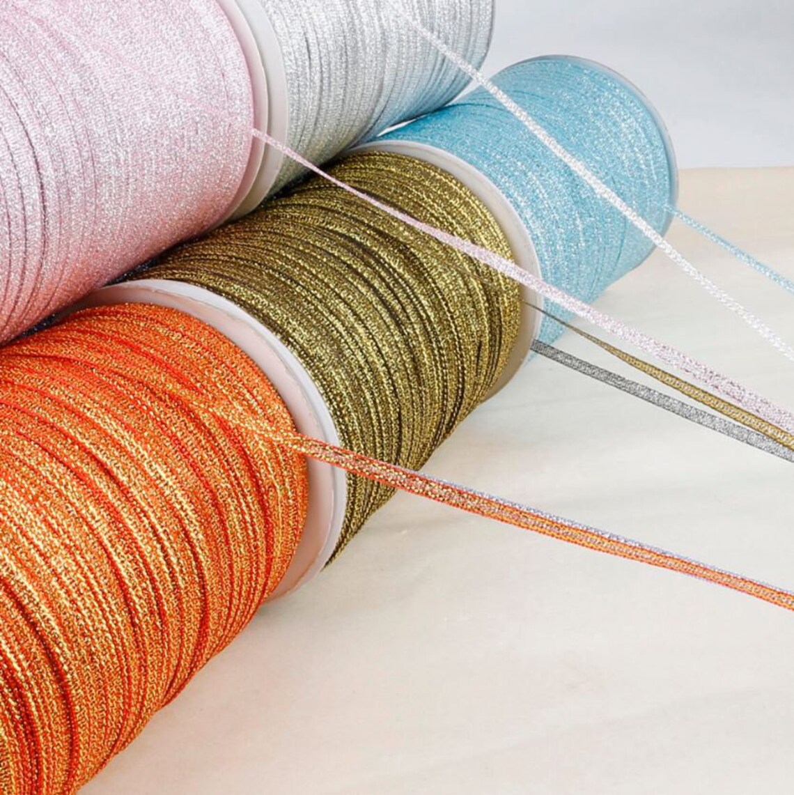 20 yards/lot Gift Wrapping Cords Glitter Ribbon Handmade DIY Etsy