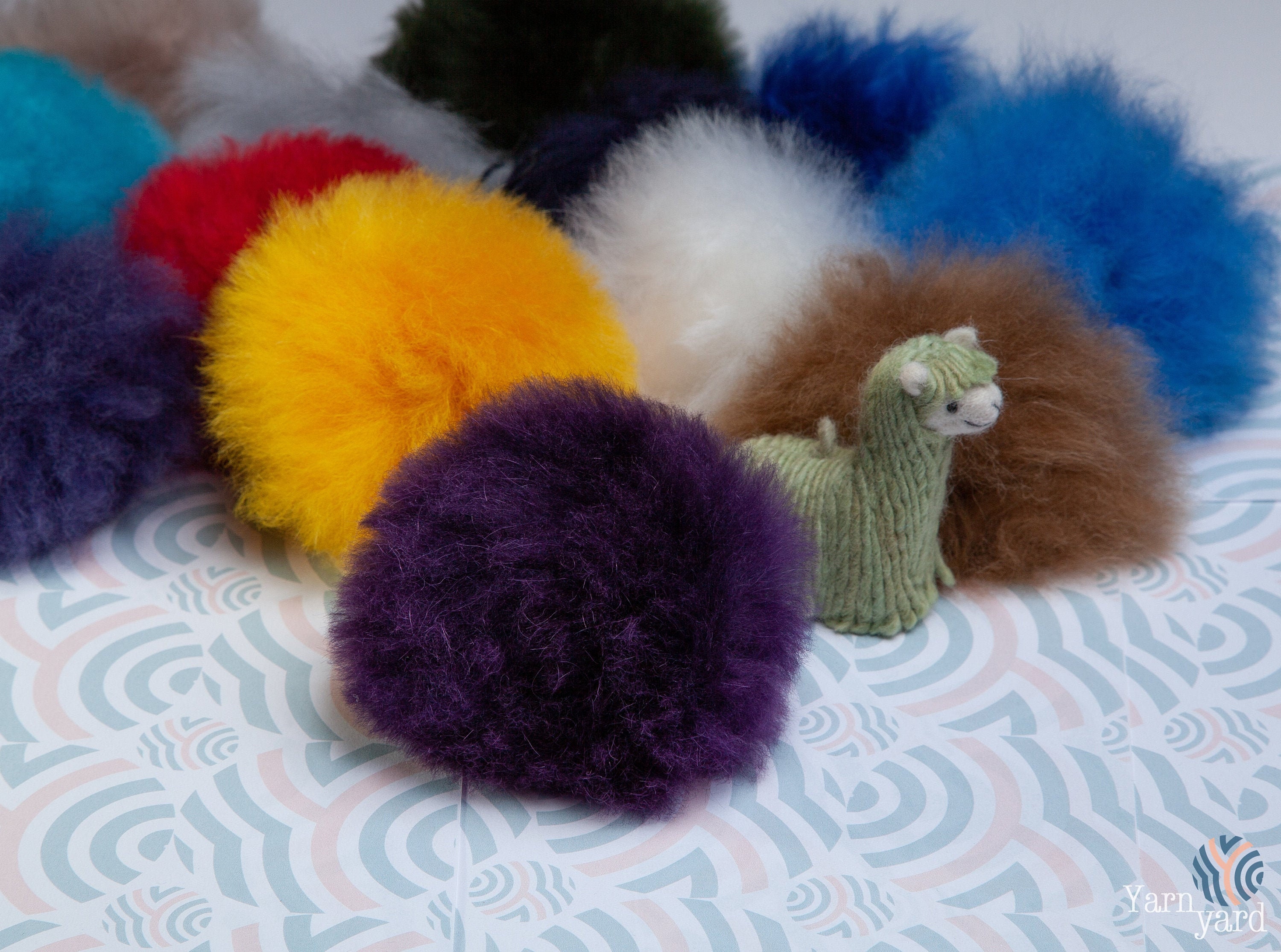 alpaca fur pom pom