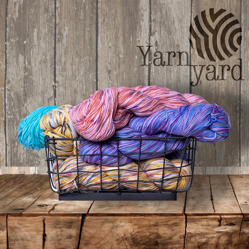 Baby Cashmere Yarn, Purple Mix Cashmere Blend Yarn, Crochet and