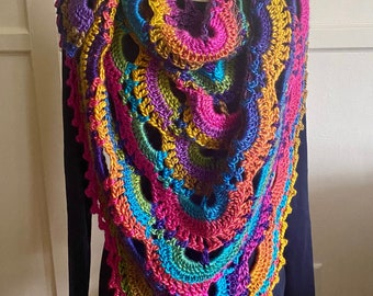 Handmade Crochet Virus Shawl