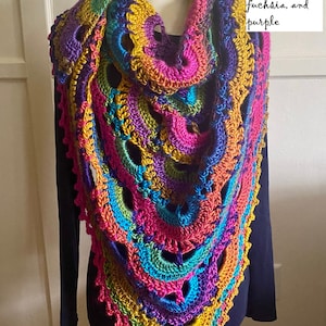 Handmade Crochet Virus Shawl