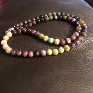 Beaded Tourmaline Necklace
