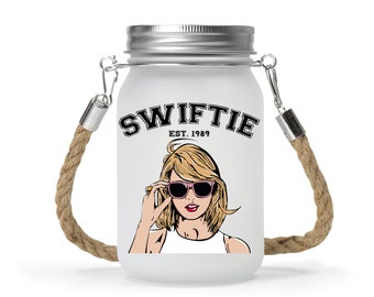 Swiftie Lantern, Mason Jar Light, Unique Gift For Taylor Fan