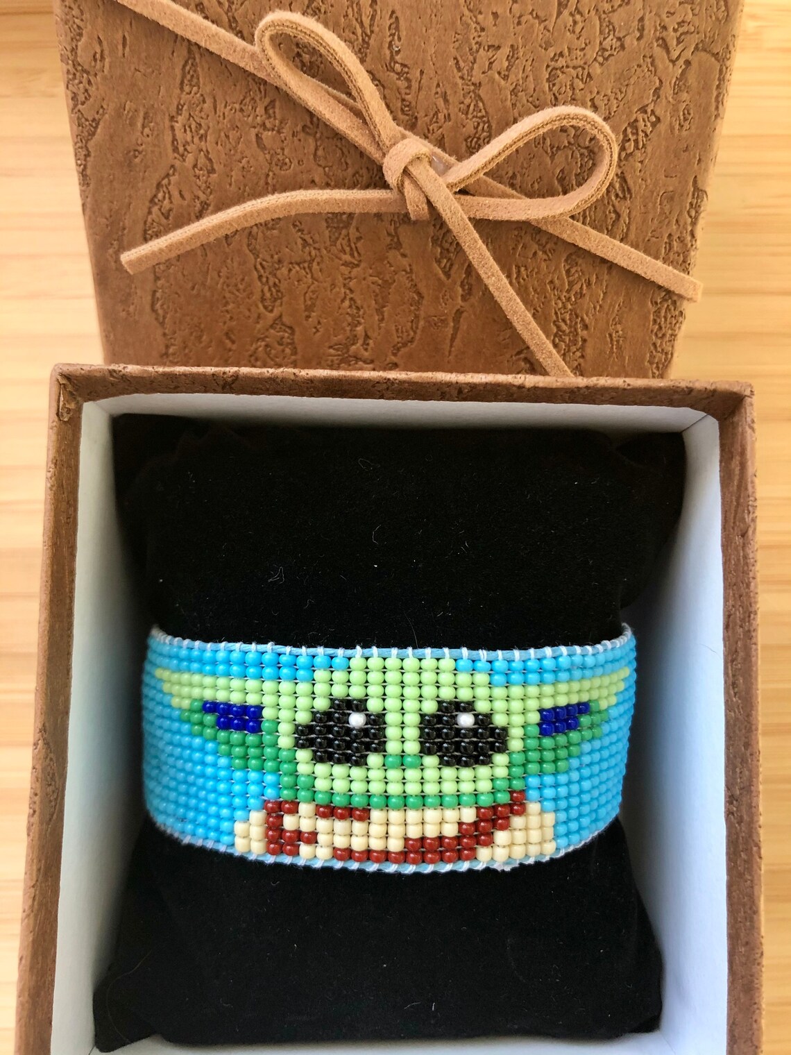 Mandalorian Grogu Baby Yoda seed bead loom bracelet Etsy