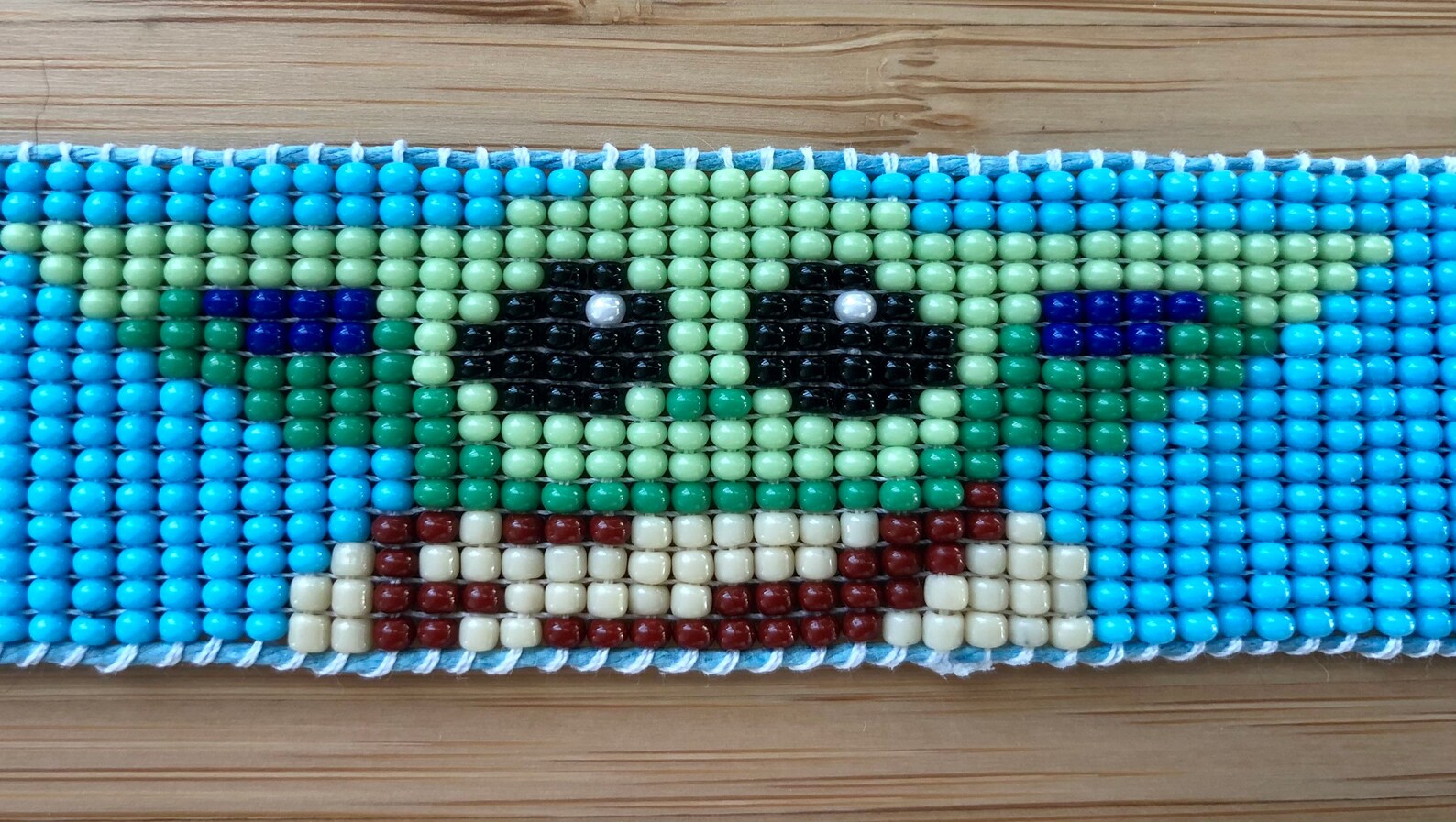 Mandalorian Grogu Baby Yoda seed bead loom bracelet Etsy