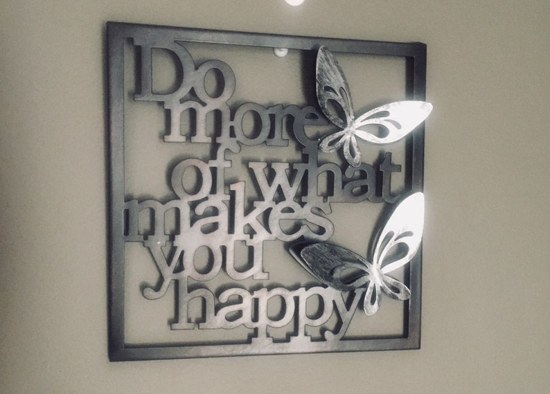 Metal Wall Art Words Sculpture. | Etsy