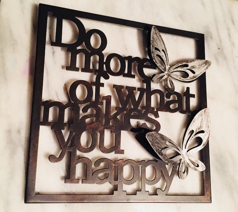 Metal Wall Art Words Sculpture. Etsy