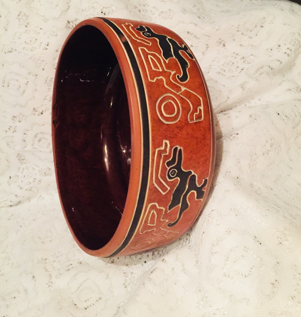 Mexican Handcrafted Clay Bowl Art Pottery Bowl Terracotta | Etsy
