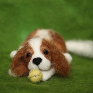 Needle Felted /dog /  Cavalier King Charles Spaniel / handmade gift