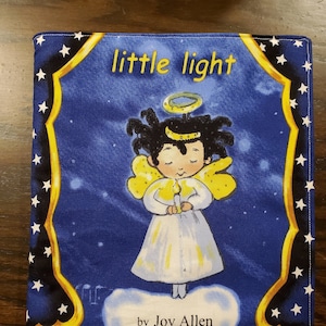 Kids and Baby Soft Cloth Book - &quot;Little Light&quot; - 10 Page Children&#39;s Book