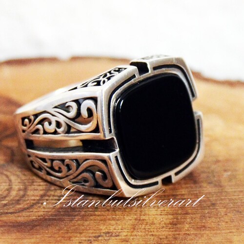 Mens Handmade Ring Turkish Handmade Silver Men Ring Ottoman - Etsy