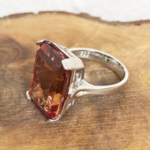 Women Handmade Ring, Turkish Handmade Silver, Ladies Ottoman Ring, Alexandrite Ring, cubic zircon, Gift for Him, 925k Sterling Silver