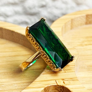 Handmade Ring Women, Turkish Handmade Silver Ladies Ring, Ottoman Ring, Emerald Ring, Topaz Ladies, Ring, 925k Sterling Silver Ring