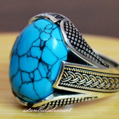 Mens Handmade Ring Turkish Handmade Silver Men Ring Ottoman - Etsy