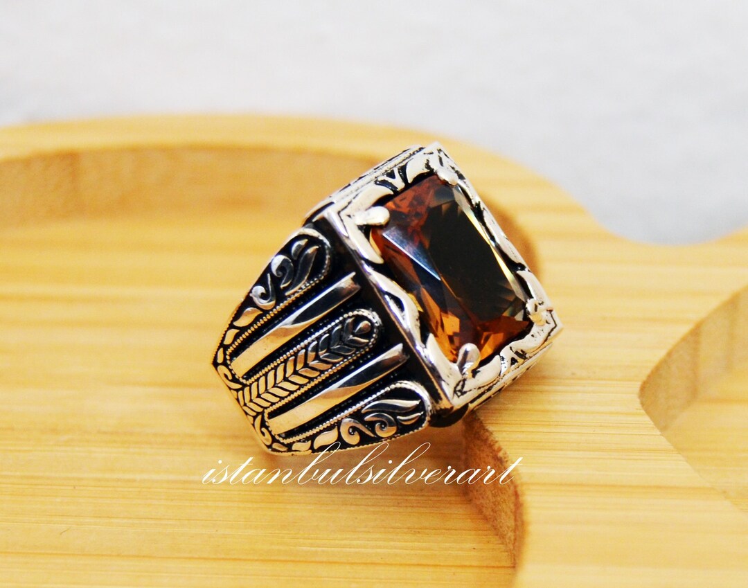 Mens Handmade Ring Turkish Handmade Silver Men Ring Ottoman - Etsy