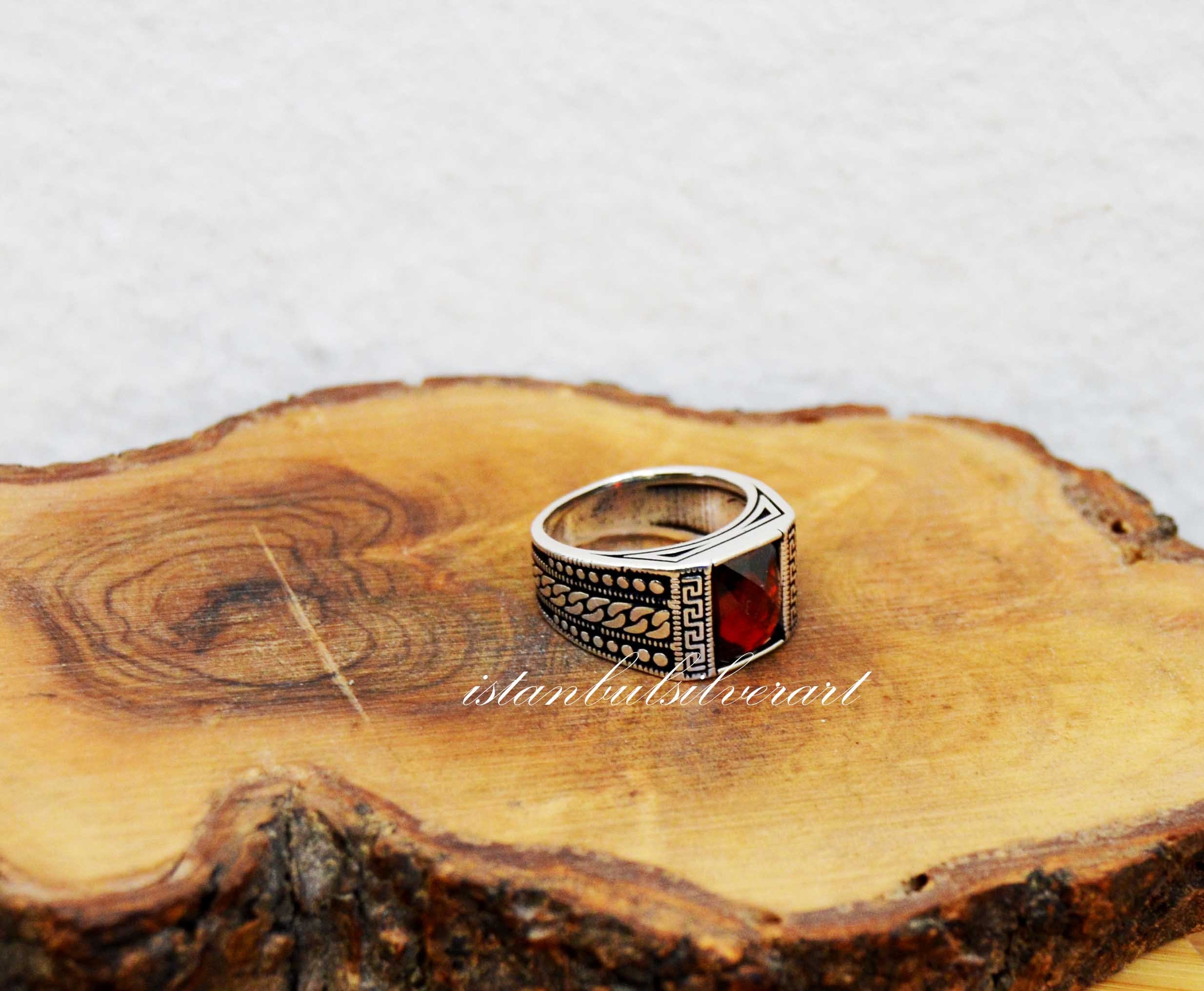 Mens Handmade Ring Turkish Handmade Silver Men Ring Ottoman | Etsy