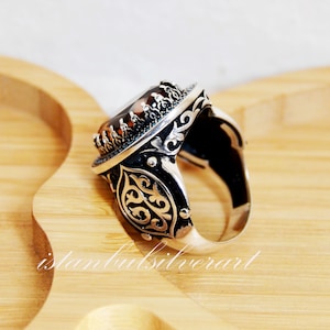 Mens Handmade Ring, Turkish Handmade Silver, Ottoman Men Ring ...
