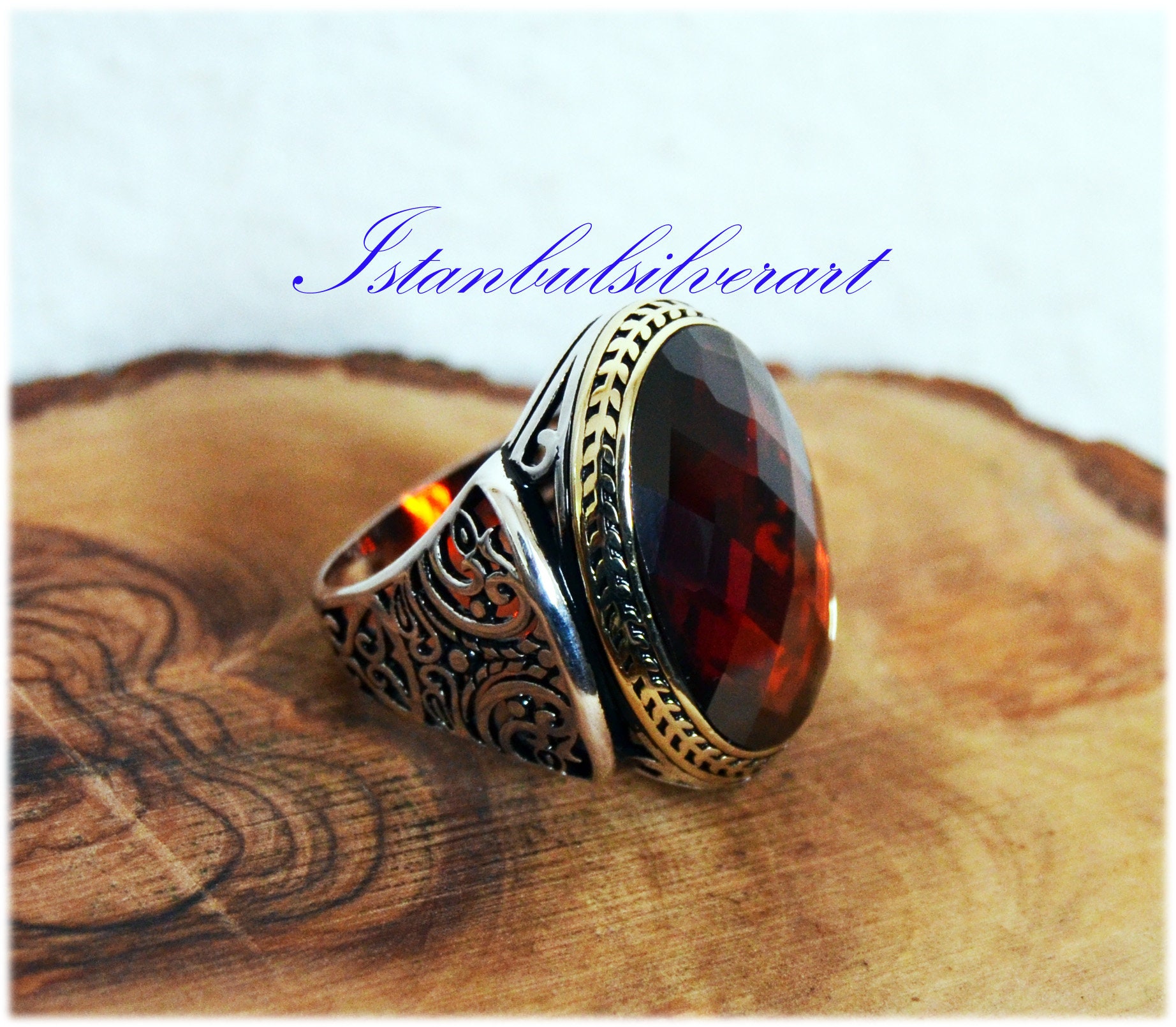 Mens Handmade Ring Turkish Handmade Silver Men Ring Ottoman | Etsy