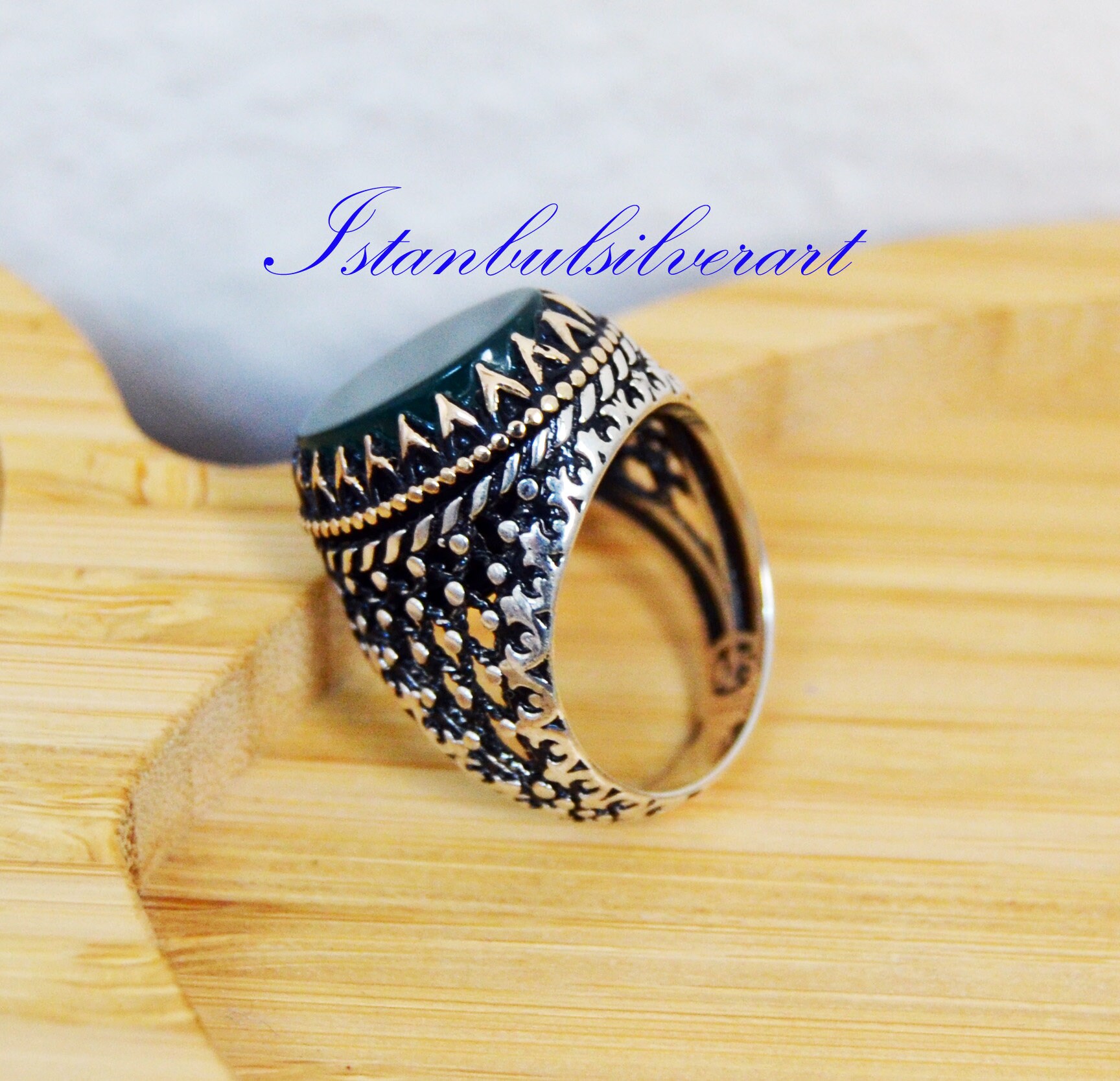 Mens Handmade Ring Turkish Handmade Silver Men Ring Ottoman | Etsy