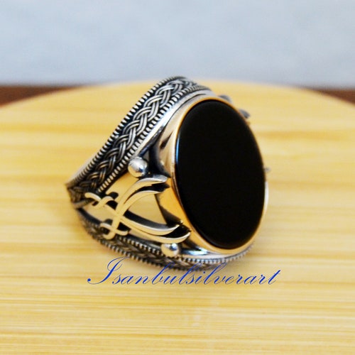 Mens Handmade Ring Turkish Handmade Silver Men Ring Ottoman - Etsy India