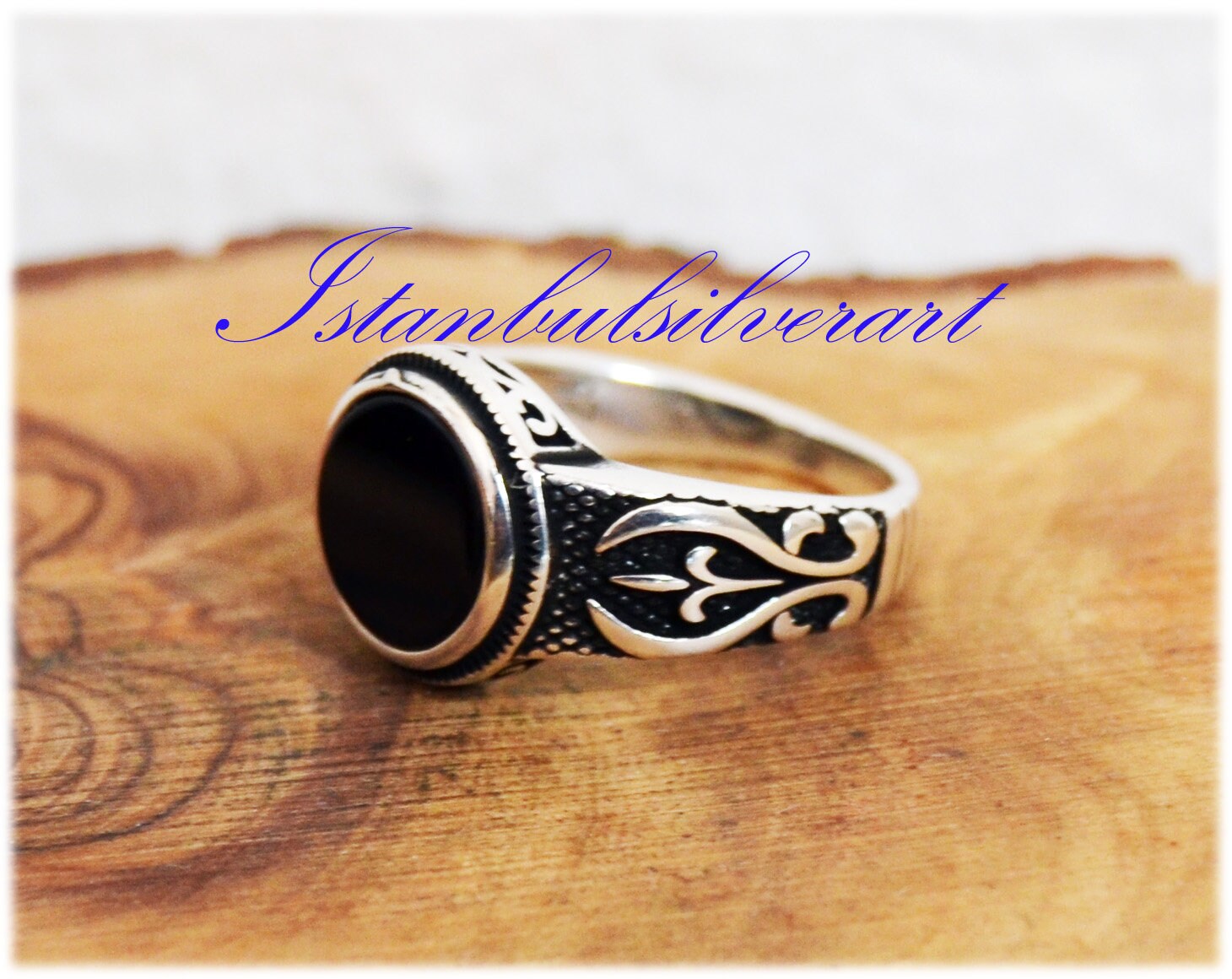 Handmade Ottoman Onyx Mens Ring: 925 Sterling Silver - Etsy Canada