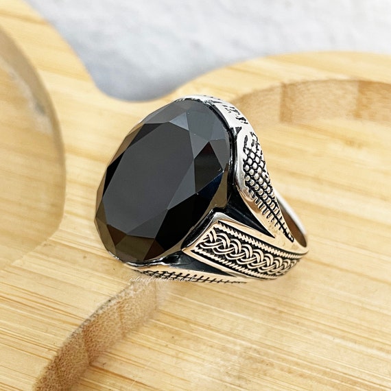 Handmade Ottoman Onyx Mens Ring: 925 Sterling Silver - Etsy Canada