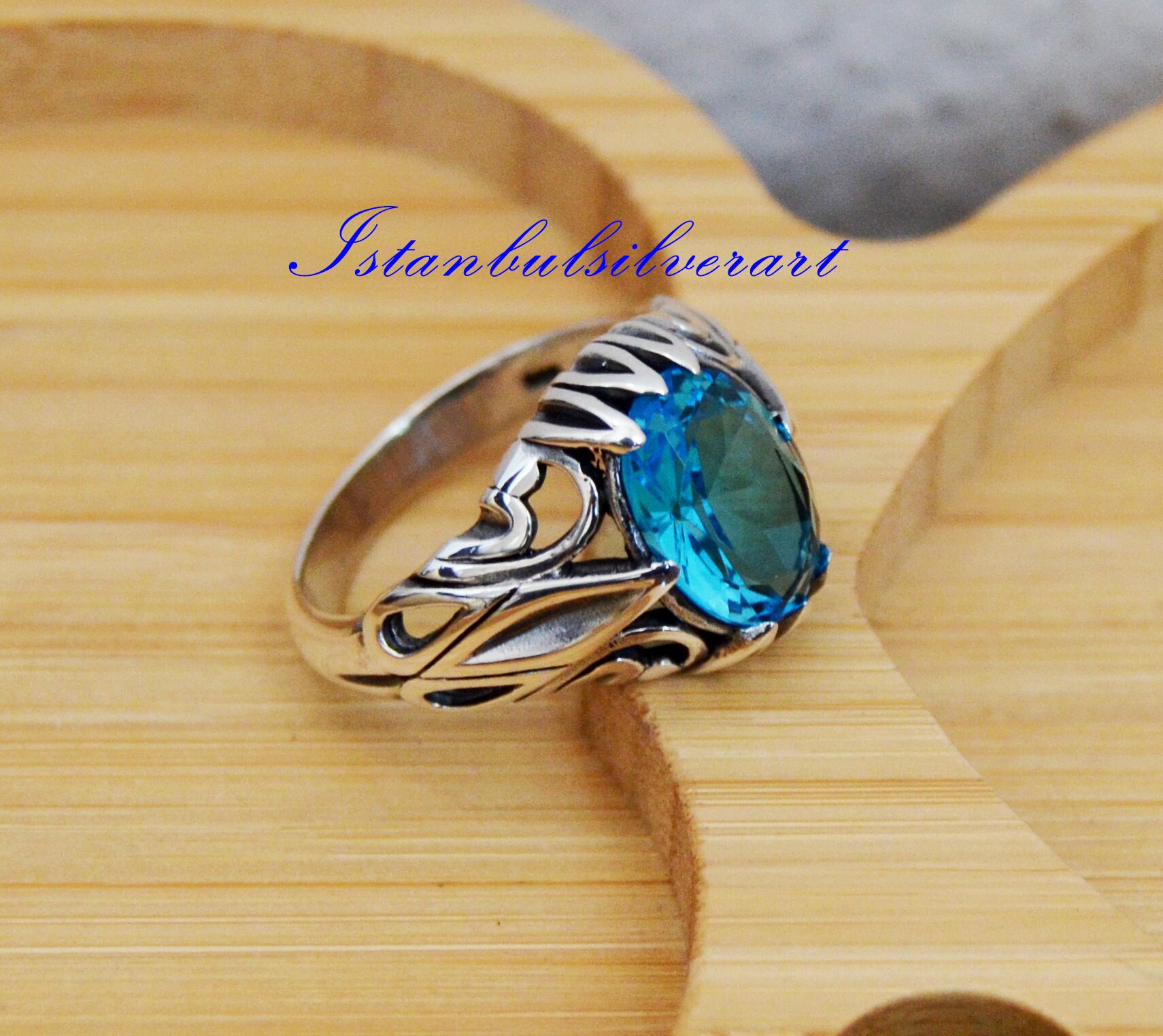 Mens Handmade Ring Turkish Handmade Silver Vintage Men Ring - Etsy