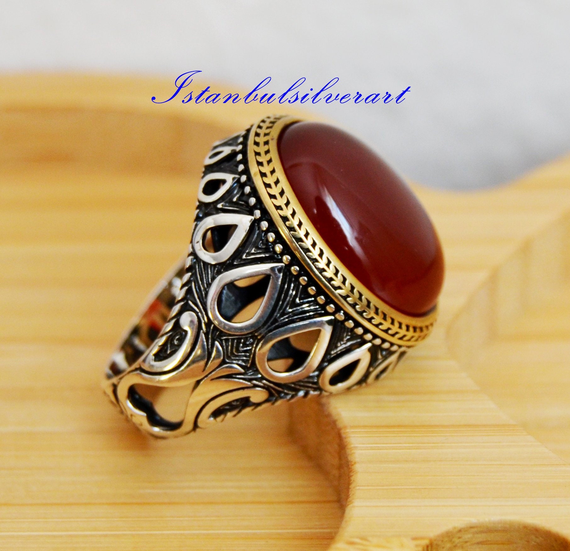 Mens Handmade Ring Turkish Handmade Silver Men Ring Ottoman - Etsy