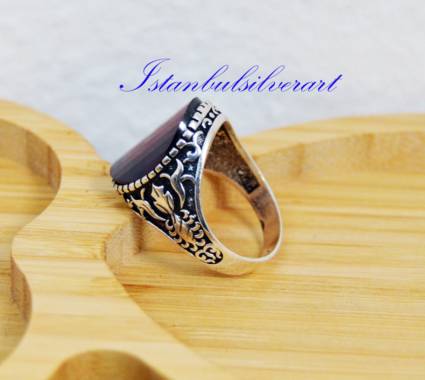Mens Handmade Ring Turkish Handmade Silver Men Ring Ottoman - Etsy
