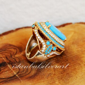 Handmade Ring Women, Turkish Handmade Silver Ladies Ring, Ottoman Ring ...