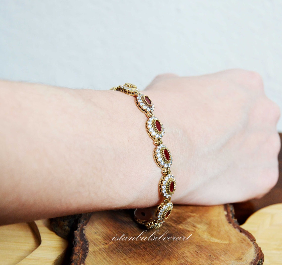 Turkish Handmade 925 Silver Bracelet Women Vintage Silver - Etsy