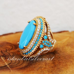 Handmade Ring Women, Turkish Handmade Silver Ladies Ring, Ottoman Ring ...
