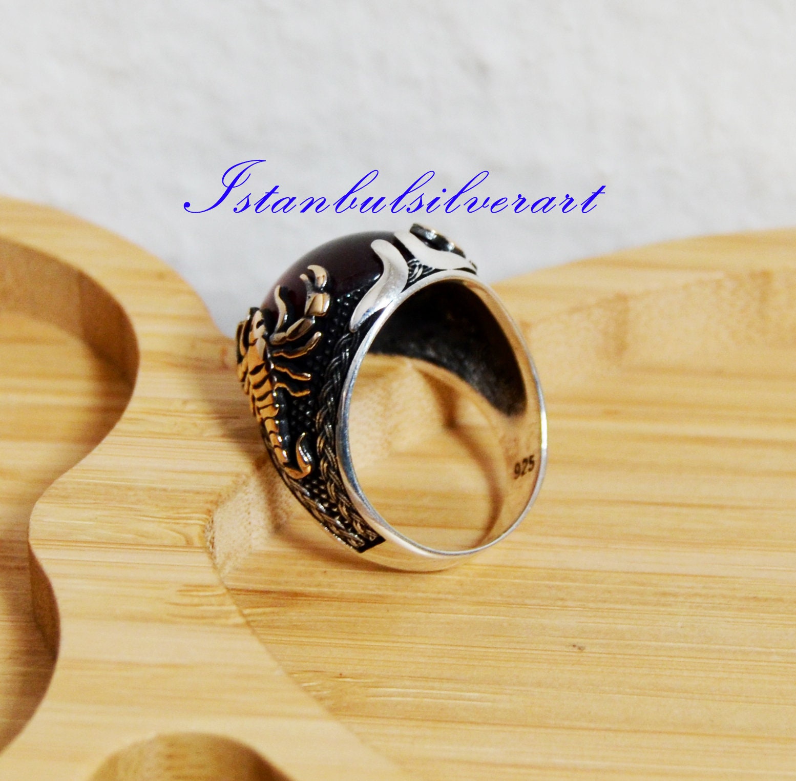 NOVICA Artisan Handcrafted Men's 'Scorpion King' Ring - .925 Sterling Silver Scorpion Ring From Bali, Indonesia - View #5