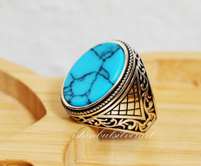 Mens Handmade Ring Turkish Handmade Silver Men Ring Ottoman - Etsy