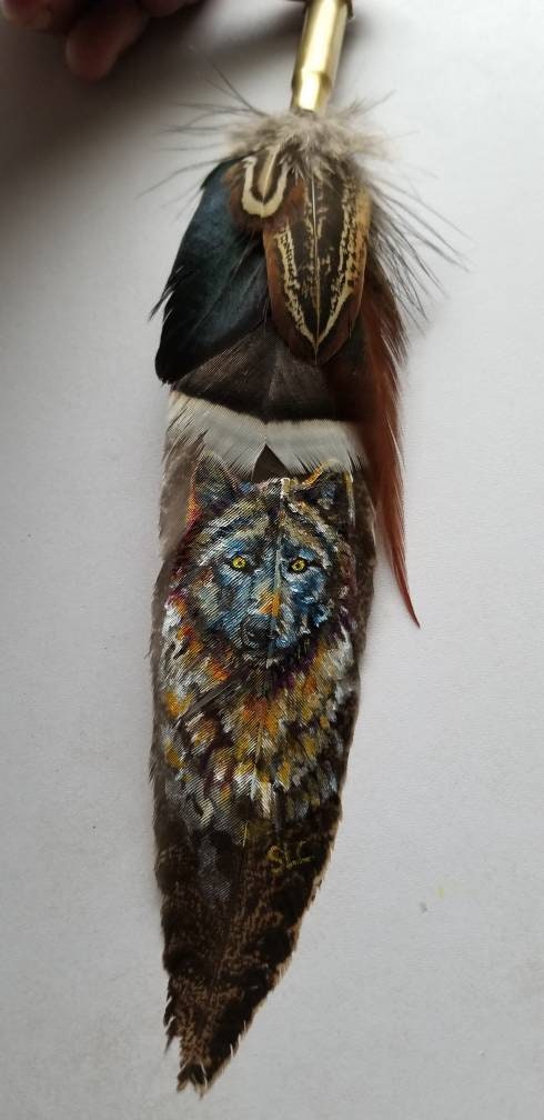 CUSTOM/PERSONALIZED Painted Feathers - Etsy