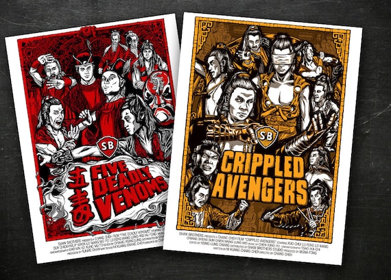 Shaw Brothers Venom Mob Fan 2 Poster Combo (18