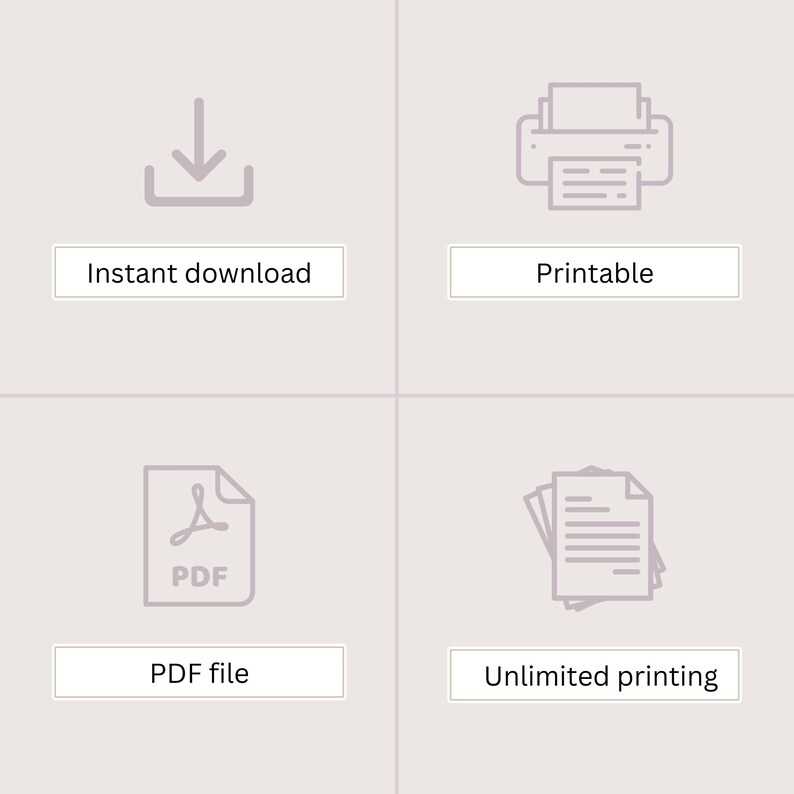 Prioritisation Matrix, Printable, Digital Download, Priority Matrix ...