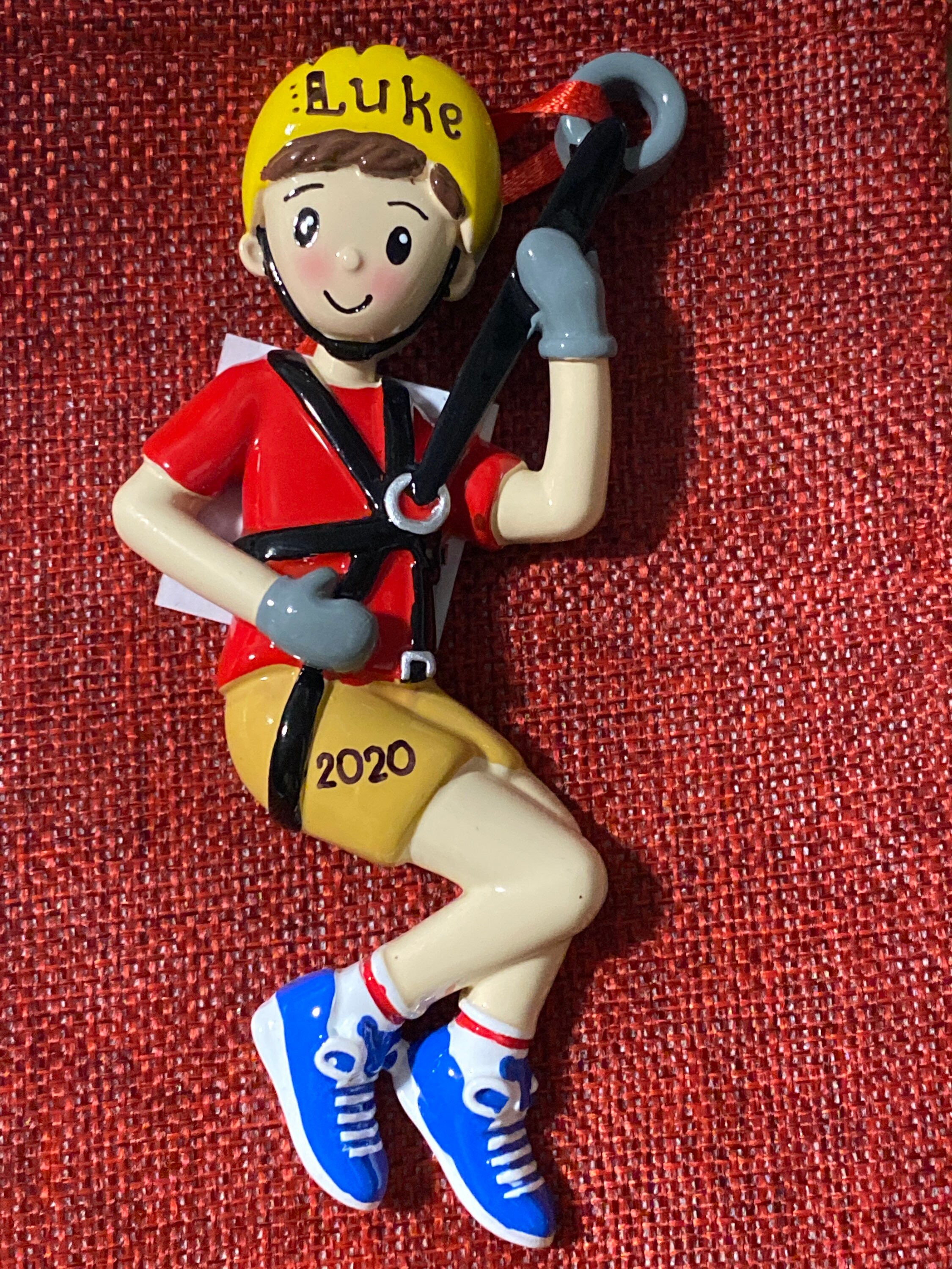 Zip Line Christmas Ornament 