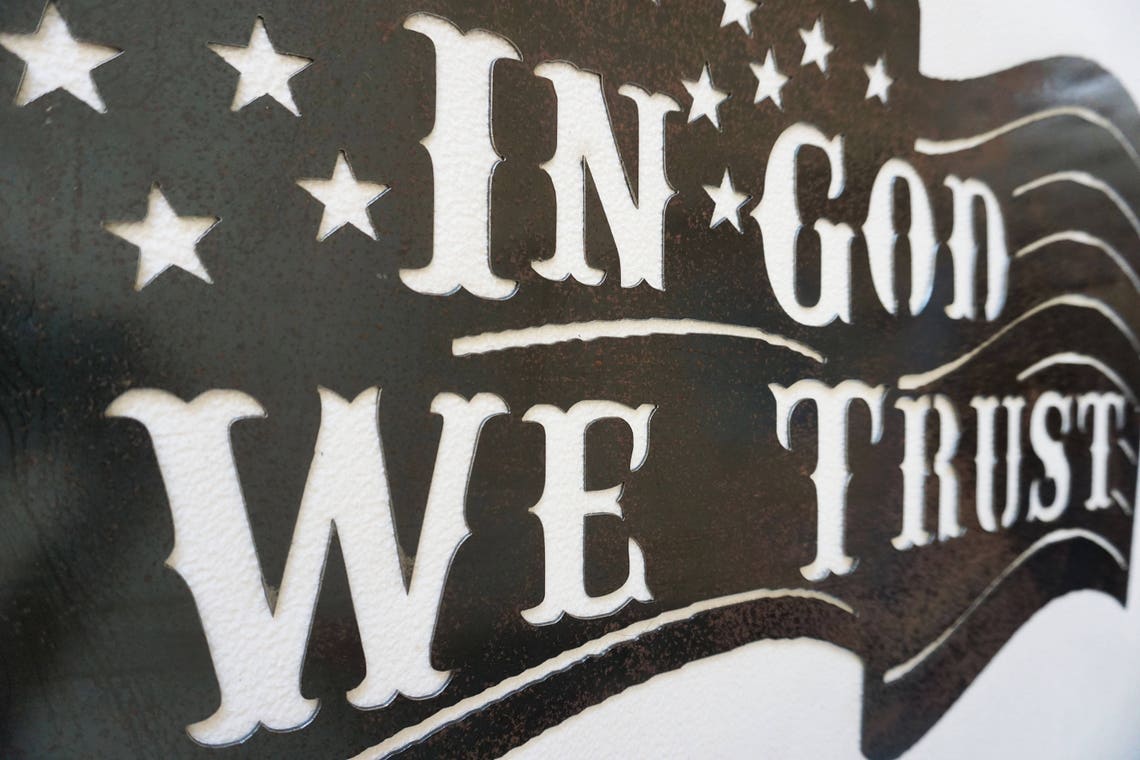 Plasma Cut American Flag Wall Art//Weathered//Steel Art//Metal Etsy