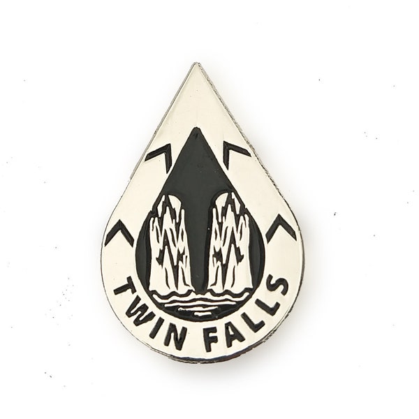 Twin falls Pin | Seattle | Hiking Pin | Snowflake | Outdoor Gifts | Enamel pin | Mountain Pin | Camping Pin