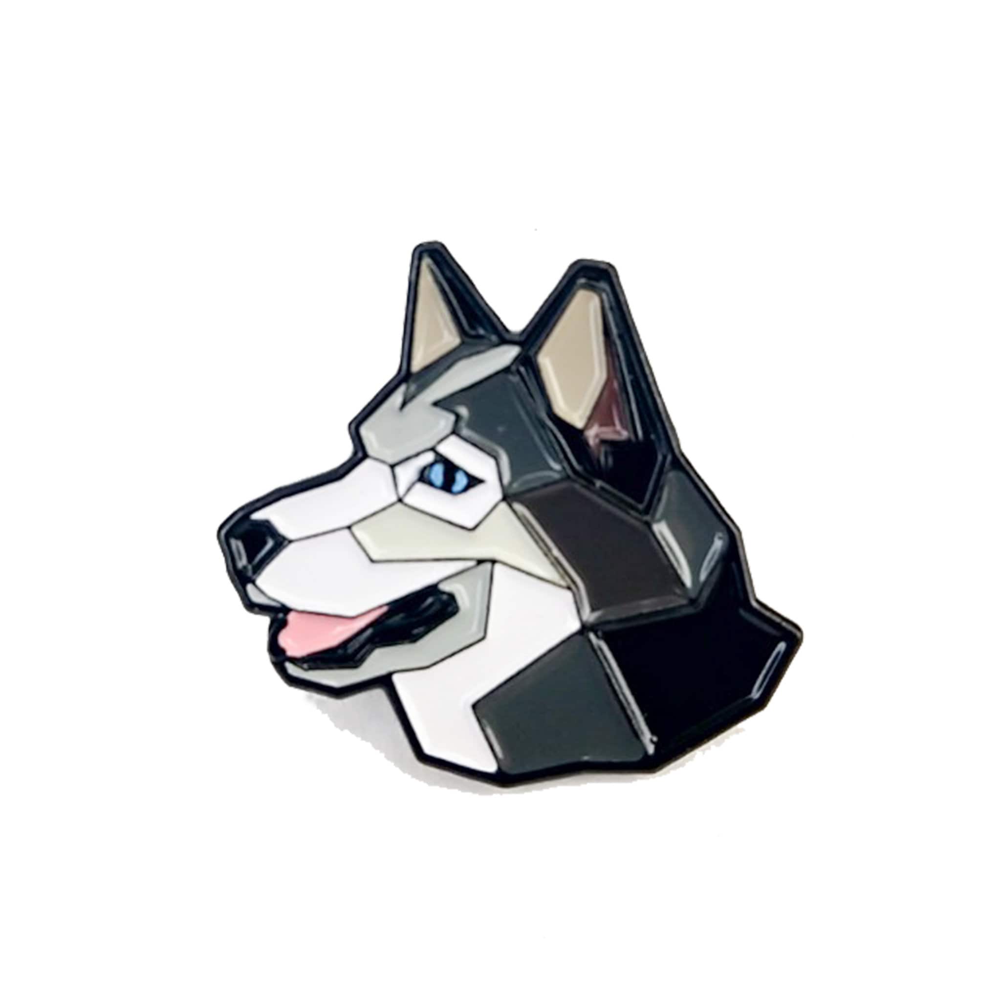 Husky Enamel Pin Husky Gifts Soft Enamel Pin Husky Mom Etsy