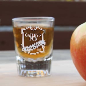 Personalized Shot Glass Engraved Shot Glass 2 Oz. Shot Glass Bourbon Shot Glass  Whiskey Shot Glass Spirits Shot Glass