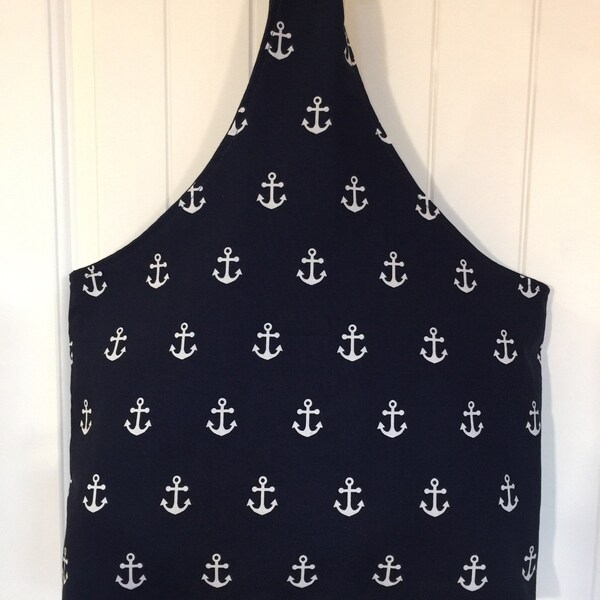 Grab & Go Bag, Nautical, Ready To Ship, IslandBagsMittensEtc