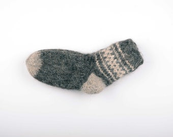 Hand-knitted socks 100% natural wool for women size 38-40