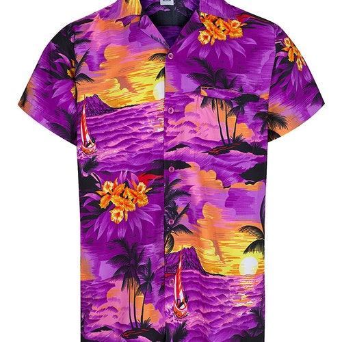 1980s Hawaiian Shirt for Holiday Party Tropical Aloha - Etsy