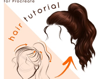 Haare TUTORIAL für PROCREATE (E-BOOK)